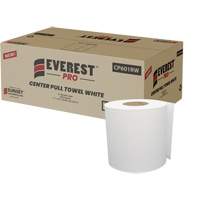 Essuie-mains en papier blanc, 1 pli, D&eacute;rouler par le centre We Share Industrial Supply