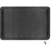 Tapis conductible Hog Heaven, 4' la x 6' lo, 5/8" &eacute;paisseur, Noir, Nitrile We Share Industrial Supply