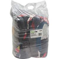 Recycled Material Wiping Rags, Fleece, Mix Colours, 25 lbs. We Share Industrial Supply
