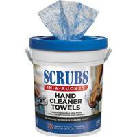 Serviettes nettoyantes pour les mains, 72 lingettes, 12" x 10" We Share Industrial Supply