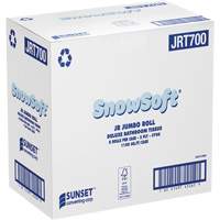 Papier hygi&eacute;nique de luxe Snowsoft, Rouleau G&eacute;ant, 2 Pli, Blanc We Share Industrial Supply
