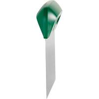Flexible Stainless Steel Dough Cutter/Scraper, Green, 4-1/2" W x 5-3/4" L We Share Industrial Supply