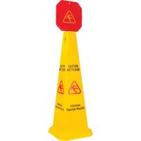 Wet Floor Safety Cone Topper, Pictogram We Share Industrial Supply