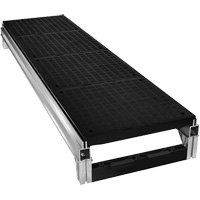 Trousse de plateforme de travail modulaire en aluminium lisse FOUNDATION, 18" la x 72" pr, Capacit&eacute; de 400 lb, Enti&egrave;rement soud&eacute; We Share Industrial Supply