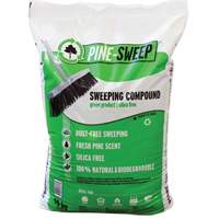Pine Sweep Biodegradable Sweeping Compound, Bag, 44 lbs. (20 kg) We Share Industrial Supply
