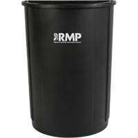 Half-Round Garbage Bin, Polyethylene, 21 US gal. We Share Industrial Supply