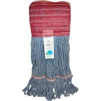 T&ecirc;te de vadrouille &agrave; bande large, Antimicrobien/Finition de plancher/Sp&eacute;cialis&eacute;, Coton/Rayonne/Synth&eacute;tique, Style Boucle We Share Industrial Supply