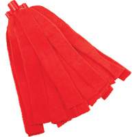 Socket Mop, Red, Microfibre, Cut Style We Share Industrial Supply