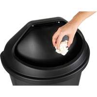Lid for Half-Round Garbage Bin, Half Round Lid, Polyethylene We Share Industrial Supply