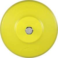 Brosse ronde HyDrive pour perceuse, Soies Tr&egrave;s ferme, Longueur de 3-1/10", Jaune We Share Industrial Supply