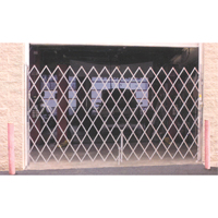 Barri&egrave;res de s&eacute;curit&eacute; galvanis&eacute;es repliables, Repliable simple fixe, 4' lo x 6' h d&eacute;ploy&eacute; We Share Industrial Supply