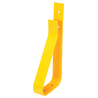 Rail Post, Steel, 10-3/4" L x 24" H, Yellow We Share Industrial Supply