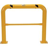 Garde-corps &agrave; profil &eacute;lev&eacute; pour machines, 4' la x 3,5' h, Jaune We Share Industrial Supply