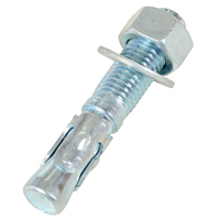 Wedge Bolt Anchor, Zinc Plated, 3/4" x 4-1/4" We Share Industrial Supply