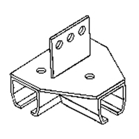 Support de montage sur poutre pour murs-rideaux We Share Industrial Supply