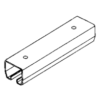 Rail de roulement pour murs-rideaux, 10' lo We Share Industrial Supply