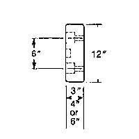 Butoirs de quai en caoutchouc moul&eacute;s, Caoutchouc, 30" la x 4" p x 10" h We Share Industrial Supply
