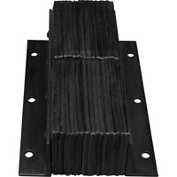 Butoirs de quai lamell&eacute;s, Vertical, Caoutchouc, 11" la x 4" p x 20" h We Share Industrial Supply