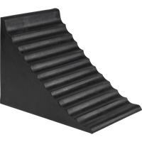 Wheel Chock, 9-7/8" x 7-1/8" x 7-1/2", Black We Share Industrial Supply