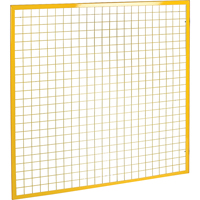 Wire Mesh Partition Components - Panels, 4' H x 3' W We Share Industrial Supply