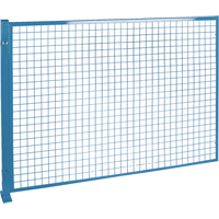 Perimeter Guards - Mesh Style, 4' H x 8' W, Blue We Share Industrial Supply