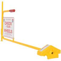 Flag Rail Chock We Share Industrial Supply