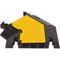 Yellow Jacket&reg; 3-Channel Heavy Duty Cable Protector - Left Turn We Share Industrial Supply