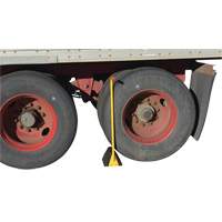 Ergo Handle Wheel Chock, 9-1/4" x 8" x 6", Black We Share Industrial Supply