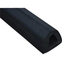 Butoir en caoutchouc extrud&eacute;, Caoutchouc, 4-1/8" la x 120" lo x 3-7/8" p We Share Industrial Supply