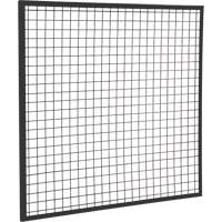 Wire Mesh Partition Panel, 4' H x 4' W We Share Industrial Supply