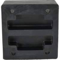 Butoir de quai moul&eacute;, Caoutchouc renforc&eacute;, 12" la x 4" p x 13" h We Share Industrial Supply