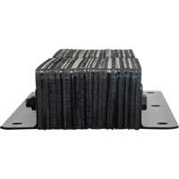 Butoirs de quai lamell&eacute;s, Vertical, Caoutchouc, 11" la x 4" p x 24" h We Share Industrial Supply