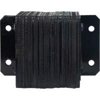 Butoirs de quai lamell&eacute;s, Horizontal, Caoutchouc, 12" la x 4" p x 10" h We Share Industrial Supply