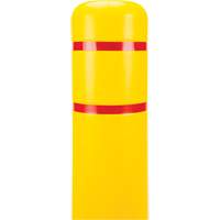 Polyethylene Bollard Cover, 6-5/8" Dia. x 60" L, Red/Yellow We Share Industrial Supply