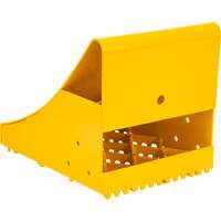 Cales-roue pour la glace, Acier, Jaune, 8-1/16" la x 10-5/8" p x 8-13/16" h We Share Industrial Supply