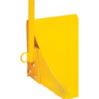 Ice Chock with Ergonomic Handle, Steel, Yellow, 8-1/16" W x 10-5/8" D x 8-13/16" H We Share Industrial Supply