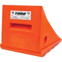 Cale-roue polyvalente de 25 tonnes, Ur&eacute;thane, Orange We Share Industrial Supply