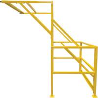 Barri&egrave;re de s&eacute;curit&eacute; pour mezzanine, 70" lo x 77" ha, 78" &eacute;lev&eacute;e, Jaune We Share Industrial Supply