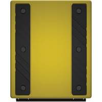 Checkers Safety Heavy-Duty Ultra Class Mining Wheel Chock, HDPE, Yellow, 14-1/2" W x 17-1/2" D x 16" H We Share Industrial Supply