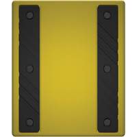 Checkers Safety Heavy-Duty Ultra Class Mining Wheel Chock without Bracket, HDPE, Yellow, 14-1/2" W x 17-1/2" D x 16" H We Share Industrial Supply