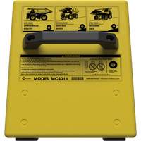 Checkers Safety Heavy-Duty Ultra Class Mining Wheel Chock without Bracket, HDPE, Yellow, 14-1/2" W x 17-1/2" D x 16" H We Share Industrial Supply