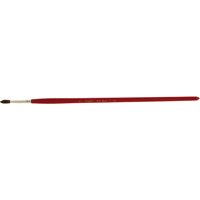 Round Marking Paint Brush, 3/16" Brush Width, Camel Hair, Wood Handle We Share Industrial Supply