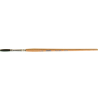 One Stroke Paint Brush, 1/8" Brush Width, Ox Hair, Wood Handle We Share Industrial Supply