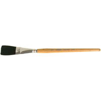 One Stroke Paint Brush, 3/4" Brush Width, Ox Hair, Wood Handle We Share Industrial Supply