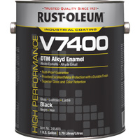 Peinture d&eacute;mail DMT alkyde V7400 System 340 &agrave; haut rendement, Noir, Tr&egrave;s brillant, Gallon We Share Industrial Supply