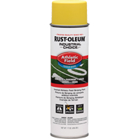 Peinture pour traçage de ligne pour terrain de gymnastique Industrial Choice AF1600, Jaune, 17 oz, Canette a&eacute;rosol We Share Industrial Supply