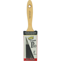 Pinceau droit Pro, Poly/nylon, Manche Bois, Largeur de 2" We Share Industrial Supply