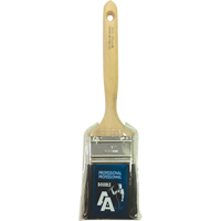 Pinceau &agrave; soies droites, Soies, Manche Bois, Largeur de 2-1/2" We Share Industrial Supply