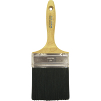 Pinceau &agrave; soies droites, Soies, Manche Bois, Largeur de 4" We Share Industrial Supply