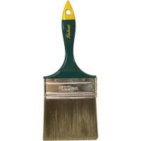Premier Series Paint Brush, Polyester, Plastic Handle, 4" Width We Share Industrial Supply